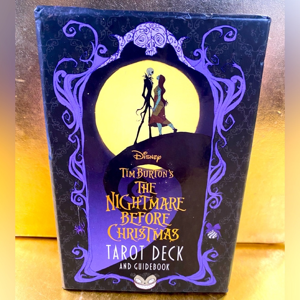 Disney Tim Burton’s The Nightmare Before Christmas Tarot Deck (78) & Guide Book